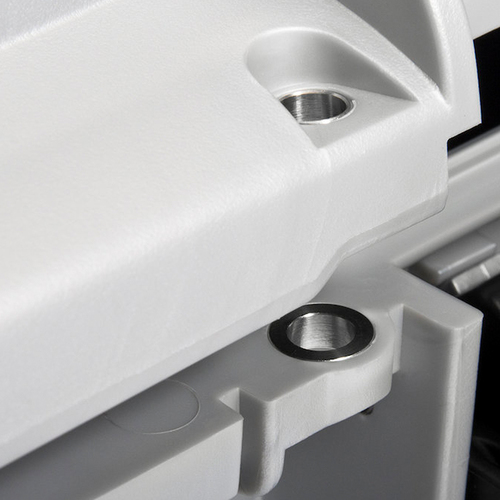 REINFORCED METAL PADLOCK HOLES