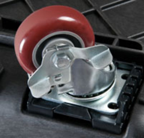 Stainless Steel Caster Wheels Included