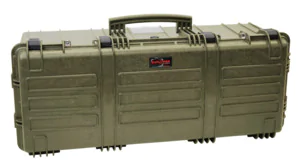 Explorer 9433 Waterproof Case With Wheels - Olive Green Front