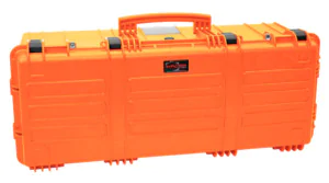 Explorer 9433 Waterproof Case With Wheels - Orange Front