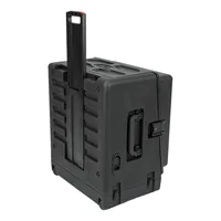 SKB 1SKB-R104W Audio and DJ Rack Case 10U x 4U Compact Rolling Rig with Wheels