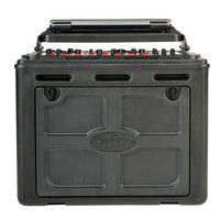 SKB 1SKB-R106W Video Control and Presentation Rack 10 x 6 Compact Rolling Rig