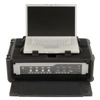 SKB 1SKB-ISF2U Injection Molded 2U Studio Flyer Rack Case with Wheels