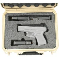 SKB 3I-1209-SP-T Single Pistol Case Tan