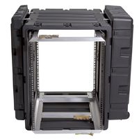 SKB 3RR-14U24-25B - 24 Inch Deep Removable Shock Rack Case - 14U