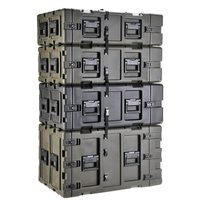 SKB 3RR-14U24-25M SKB 14U Removable ShockRack Drab Olive Green