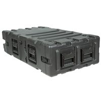 SKB 3RS-3U30-25T 3U Portable Military Spec Shock Server Rack 30 (76cm) Deep Rail To Rail Desert Tan