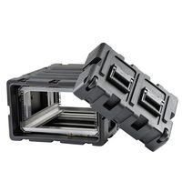 SKB 3RS-5U24-25T SKB 5U Shock Mounted Server Rack Case 24 (61cm) Deep Rail To Rail Desert Tan