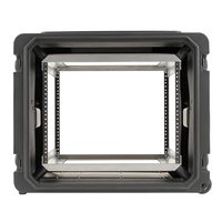 SKB 3SKB-R08U20W 20 Inch Deep Roto Shockmount Rolling Rack Case 8U