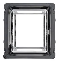 SKB 3SKB-R12U20W - 20 Inch Deep Roto Shockmount Rolling Rack Case - 12U