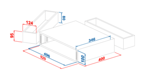 E8 Rack Flight Case 2U