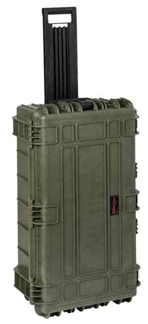 Explorer 7626HL Case With Wheels - Olive Green Standing