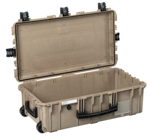 Explorer 7626HL Case With Wheels - Desert Tan Empty
