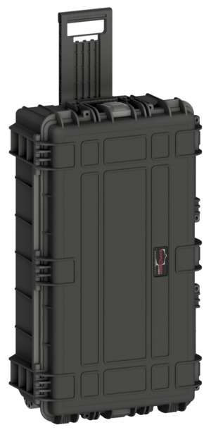 Explorer 7626HL Case With Wheels - Black Front/Standing