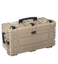 Explorer 7635Hl Waterproof Case With Wheels - Desert Tan Front