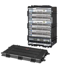 Explorer 7641 15U Rack Case With Wheels - Inside