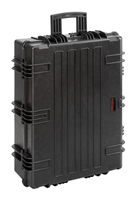 Explorer 7726 Waterproof Case With Wheels - Black Front