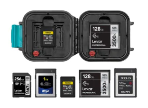 HPRC 1100 Waterproof Case - with Memory Card Insert Variants
