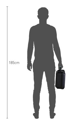 HPRC 2300 Waterproof Case - Size Comparison