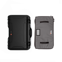 Nanuk 935 Case with Lid Org and N-Cubik 13L Padded Bag - with Wheels