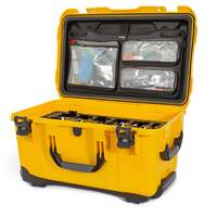 NANUK 938 6 UP Gun Case with Wheels - With Lid Organiser
