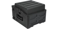 SKB 1SKB-R104W Audio and DJ Rack Case 10U x 4U Compact Rolling Rig with Wheels