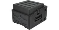SKB 1SKB-R104W Audio and DJ Rack Case 10U x 4U Compact Rolling Rig with Wheels