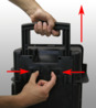 Explorer 5122 Waterproof Case With Wheels - Handle Clip