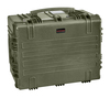 Explorer 7745 Waterproof Case With Wheels - Olive Green Front