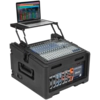 SKB 1SKB-R104W Audio and DJ Rack Case 10U x 4U Compact Rolling Rig with Wheels