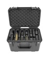 Inside of the SKB 3I-1610-10B-M Five Handgun Case