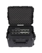 SKB 3I-231714GFX 4U iSeries Injection Moulded Guitar FX Fly Rack with Wheels