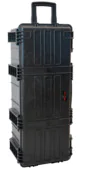 Explorer 9433 Waterproof Case With Wheels - Black Standing