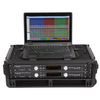 SKB 1SKB-ISF2U Injection Molded 2U Studio Flyer Rack Case with Wheels
