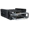 SKB 3RR-3U24-25B 3U Removable Shock Rack 24 (61cm) Deep Rail To Rail