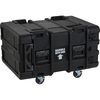 SKB 3SKB-R906U24 6U Roto Shock Rack 24 (61cm) Deep Rail To Rail with Wheels